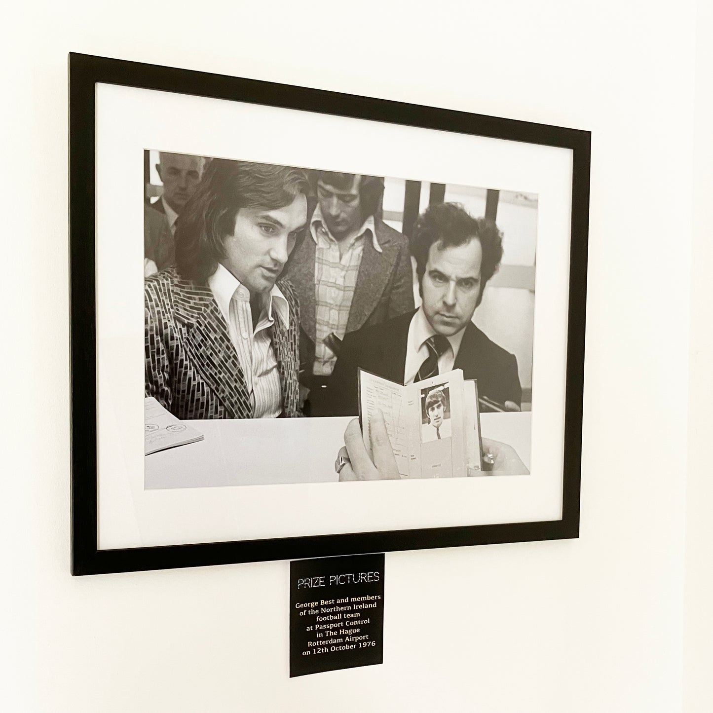 George Best Framed Photo Print at Airport 1976