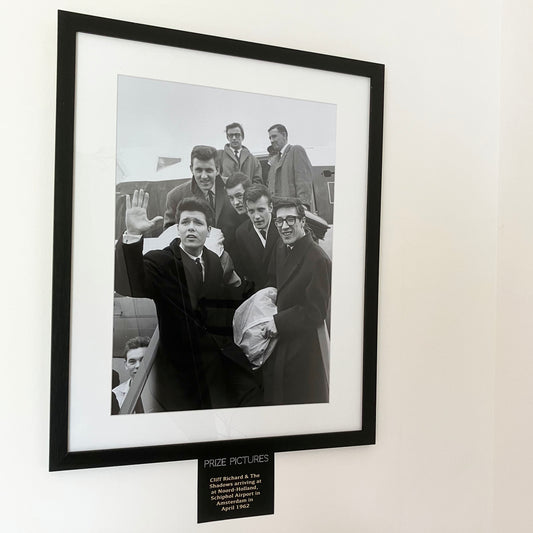 Cliff Richard & The Shadows Framed Photo Print in Amsterdam 1962