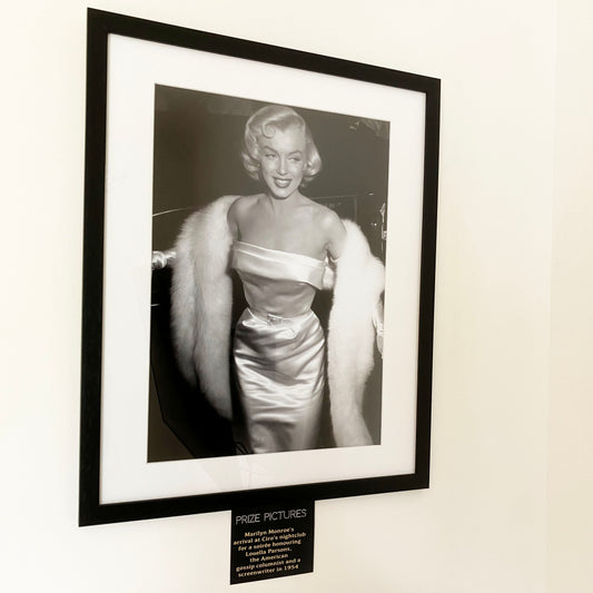 Marilyn Monroe Framed Photo Print Arriving at Circo's Nightclub in Hollywood, 1954