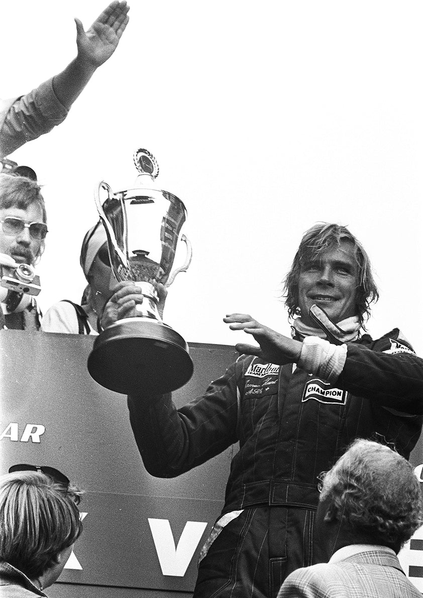 James Hunt Framed Photo Print Dutch Grand Prix 1976