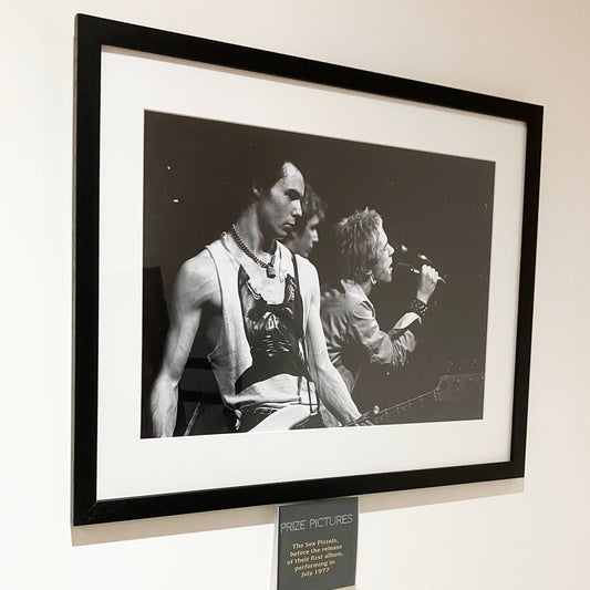 The Sex Pistols Framed Photo Print Live Performance July 1977
