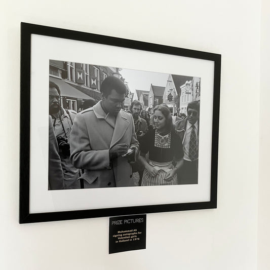 Muhammad Ali Framed Photo Print in Holland 1976