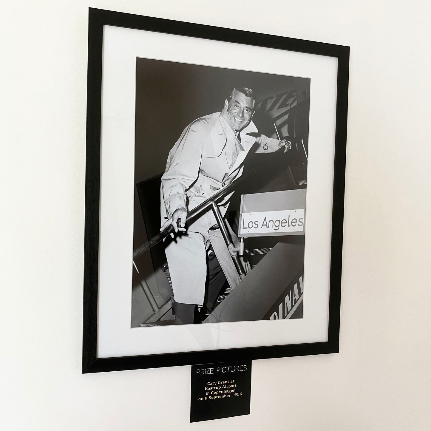 Cary Grant Framed Photo Print in Copenhagen 1956
