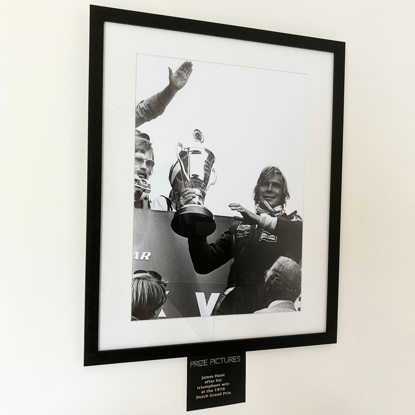 James Hunt Framed Photo Print Dutch Grand Prix 1976