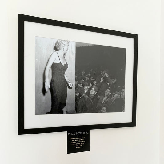 Marilyn Marilyn Framed Photo Print in Korea for the Troops 1954
