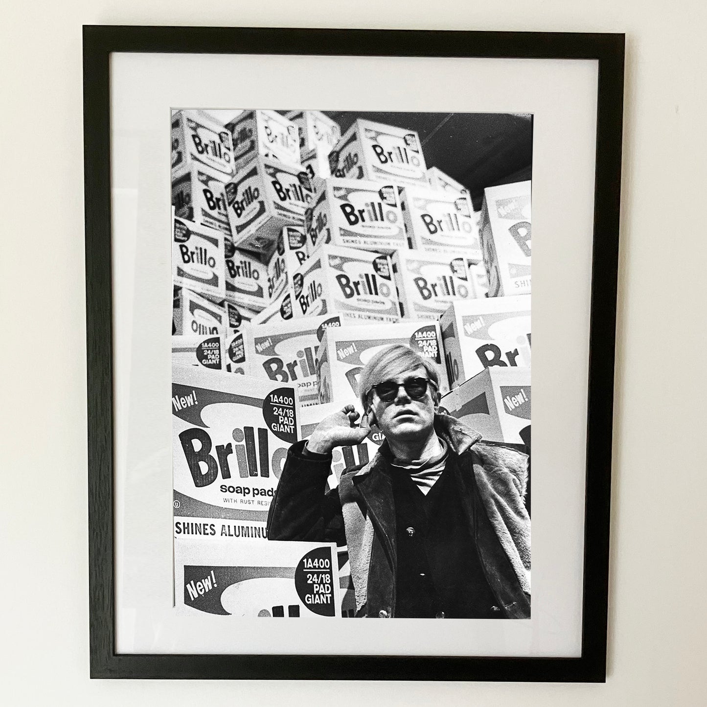 Andy Warhol Framed Photo Print in Stockholm 1968
